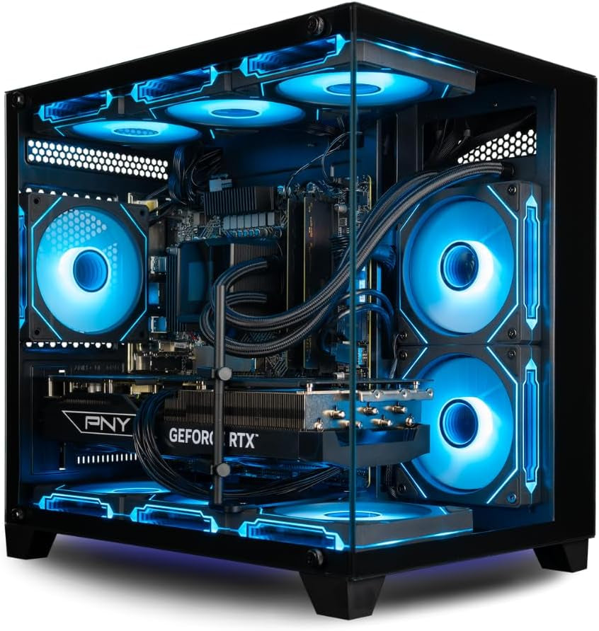 Panorama Gaming PC Desktop (NVD Geforce RTX 5080, Intel 24-Core I9-14900Kf Processor, 64GB DDR5 RAM, 2TB Gen4 Nvme SSD, Wifi 6E, HDMI, Windows 11 Pro) Best 2025 Prebuilt Tower RGB Gamer Computer